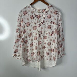 Porridge Clothing V-Neck Long Sleeve Top Size Xlarge